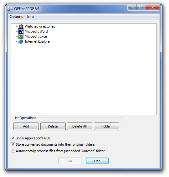 โปรแกรมแปลงไฟล์เอกสาร รุ่นมาตรฐาน PDF-XChange Standard Printer