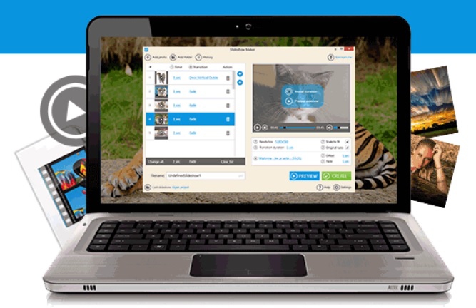 โปรแกรมทำสไลด์โชว์ พรีเซนเทชั่น Icecream Slideshow Maker PRO