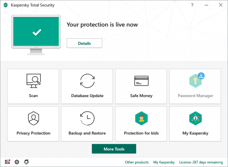 โปรแกรมแอนตี้ไวรัส Kaspersky Total Security (Renewal)
