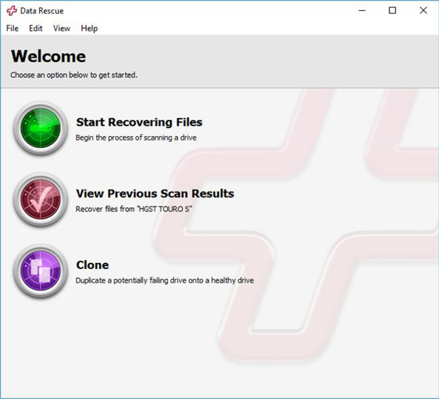 โปรแกรมกู้ข้อมูล กู้คืนไฟล์ Data Rescue