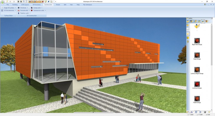 โปรแกรมออกแบบสถาปัตยกรรม รุ่นเริ่มต้น Ashampoo 3D CAD Architecture 11