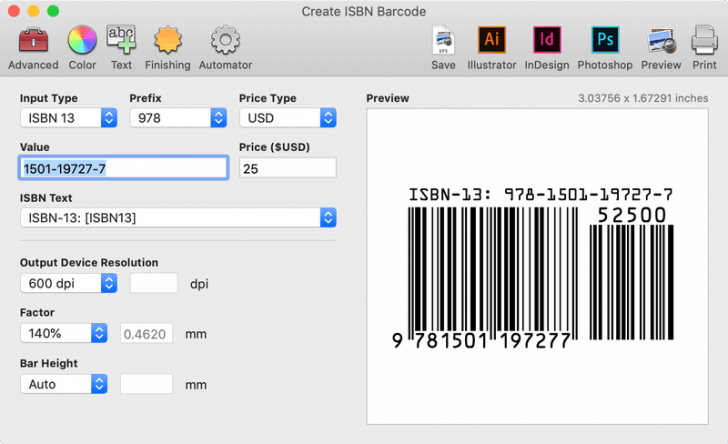 Barcode Producer for Mac