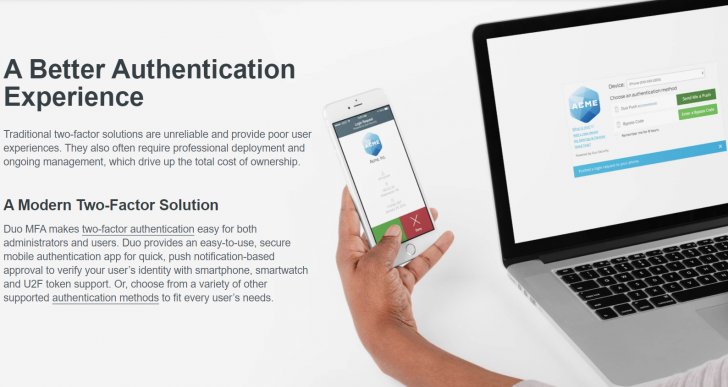 โปรแกรมยืนยันตัวตนแบบหลายปัจจัย รุ่นเริ่มต้น Duo Essentials