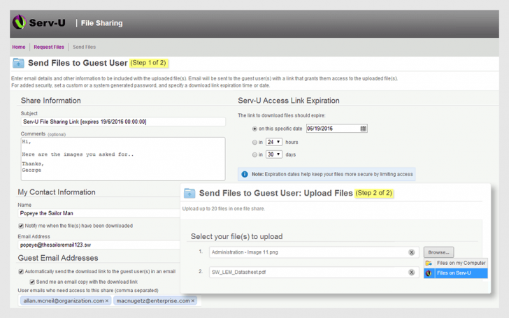 SolarWinds Serv-U Managed File Transfer (MFT) Server