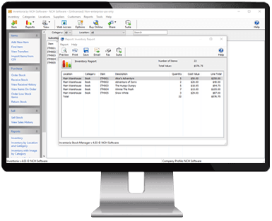 NCH Inventoria Stock Manager Corporate Edition NCH Inventoria Stock Manager Corporate Edition