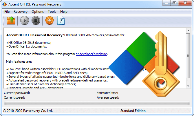 Accent OFFICE Password Recovery Accent OFFICE Password Recovery