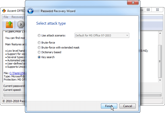 Accent OFFICE Password Recovery Accent OFFICE Password Recovery