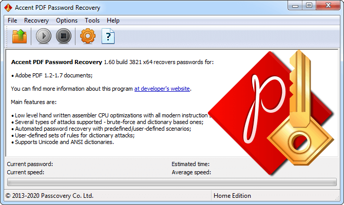 Accent PDF Password Recovery Accent PDF Password Recovery