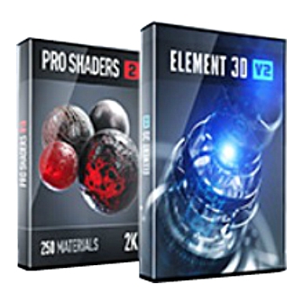 Video Copilot 3D Shader Bundle (รวมแพ็กโปรแกรม 3D Motion Design ชุด 2-in-1)