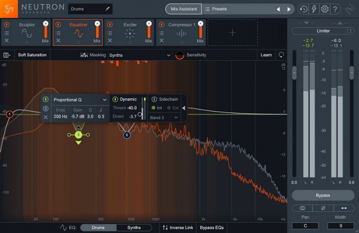 ฟีเจอร์ของ โปรแกรม iZotope Neutron 4
