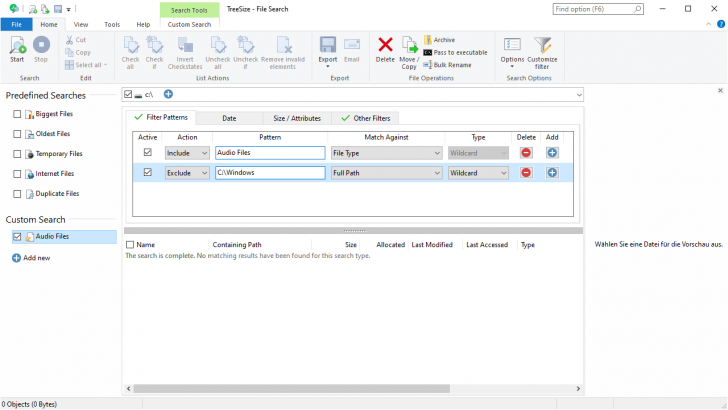 TreeSize Professional