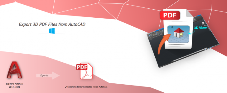 SimLab 3D PDF exporter for AutoCAD
