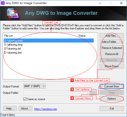 Any DWG to Image Converter