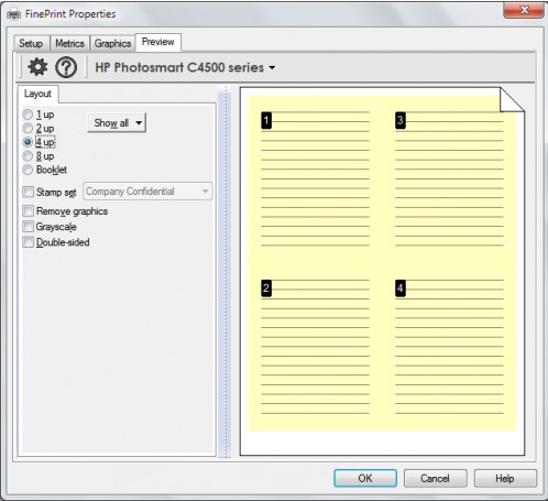 โปรแกรมลดต้นทุนการพิมพ์เอกสาร เรียกใช้งานบนเซิร์ฟเวอร์ FinePrint 12 for Server