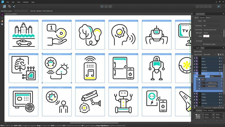 โปรแกรมวาดรูปเวกเตอร์ Affinity Designer 2 for Mac