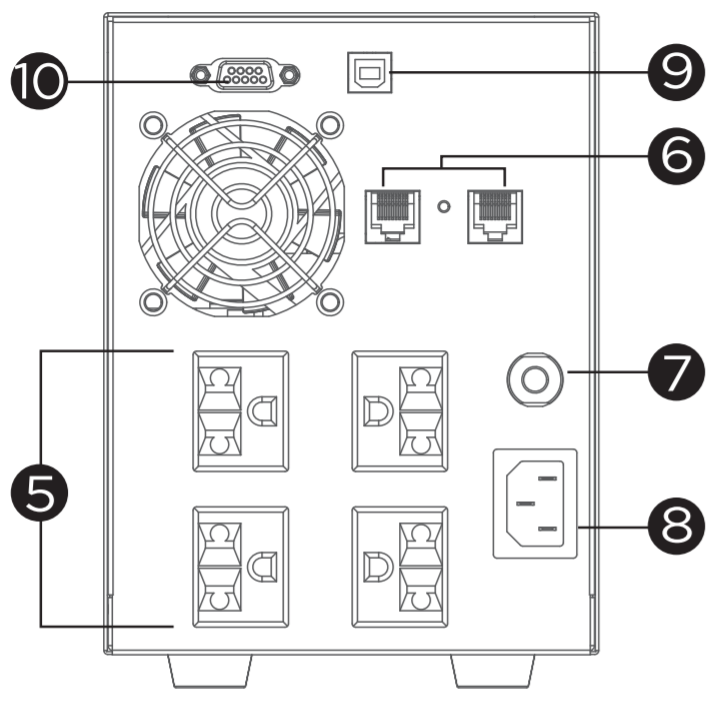 CyberPower VALUE 1200 ELCD-AS