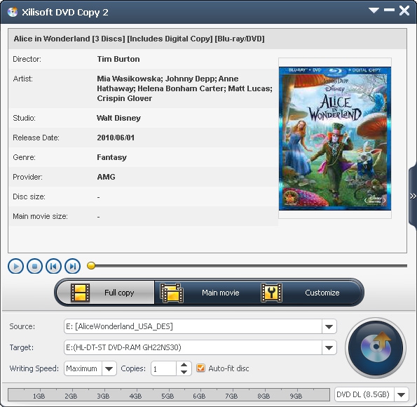 Xilisoft DVD Copy for Windows