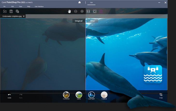 โปรแกรมแต่งรูป แก้ไขรูป รุ่นสูงสุด PaintShop Pro 2023 Ultimate