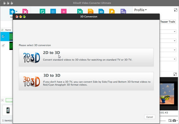 Xilisoft Video Converter for Mac