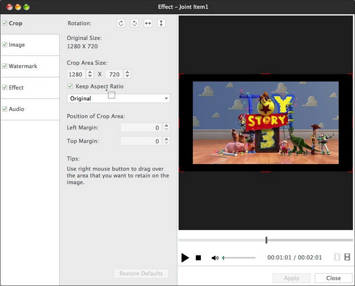 Xilisoft Video Converter for Mac