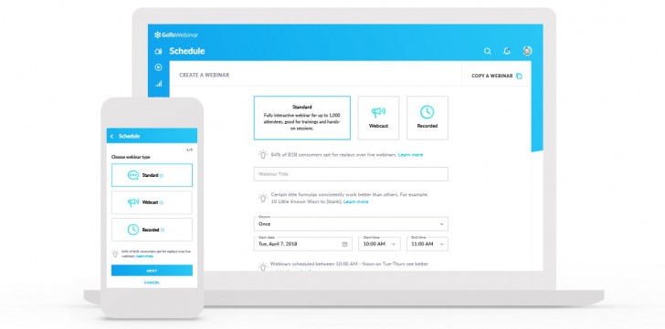 โปรแกรมจัดสัมมนาออนไลน์ รุ่นเริ่มต้น GoTo Webinar Lite