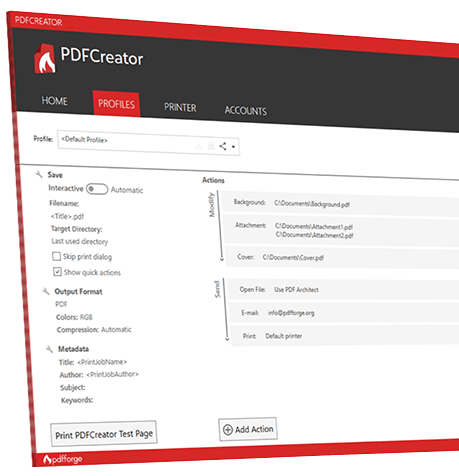 โปรแกรมสร้างไฟล์ PDF จากไฟล์เอกสาร รุ่นเซิร์ฟเวอร์เทอร์มินัล PDFCreator Terminal Server 5