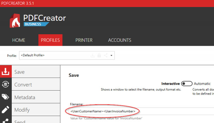 โปรแกรมสร้างไฟล์ PDF จากไฟล์เอกสาร รุ่นเซิร์ฟเวอร์ PDFCreator Server