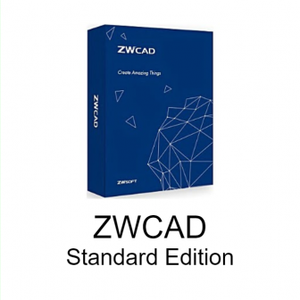 ZWCAD 2025 Standard Edition (โปรแกรมออกแบบ 2 มิติ ออกแบบวิศวกรรม 2D)