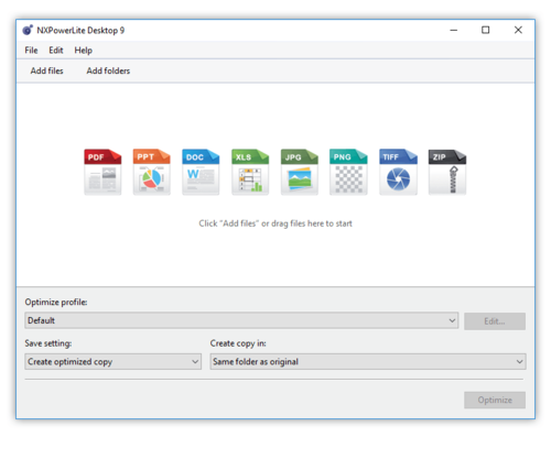 NXPowerLite Desktop for Windows