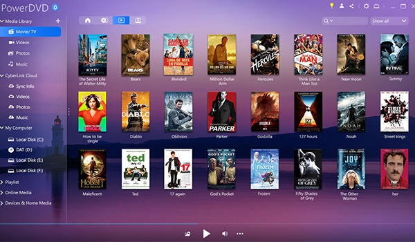 โปรแกรมดูหนัง เล่นสื่อบันเทิง ยอดนิยม รุ่นระดับสูง CyberLink PowerDVD 23 Ultra