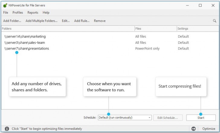NXPowerLite for File Servers