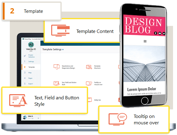 โปรแกรมสร้างเว็บเพจ รุ่นโปร WebSite X5 Pro