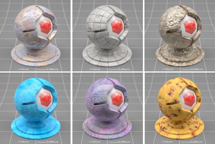 โปรแกรมปลั๊กอิน Pixel Lab Redshift C4D Material Bundle