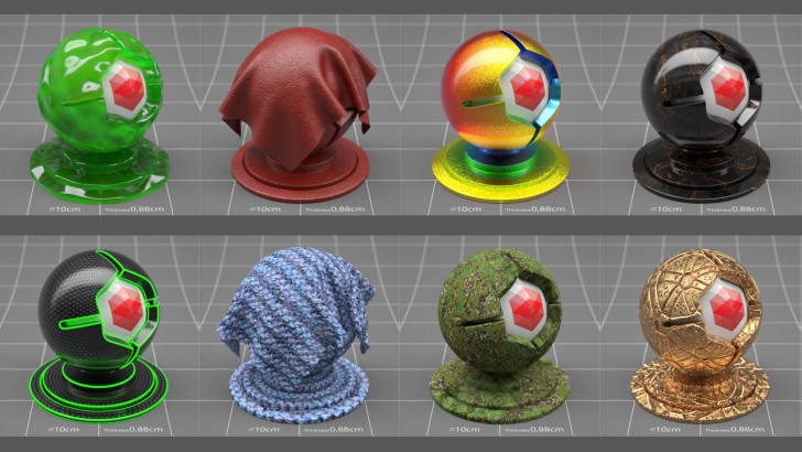 โปรแกรมปลั๊กอิน Pixel Lab Redshift C4D Material Bundle