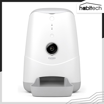 Pando Pet Video Audio Cats Dogs Smart Feeder (เครื่องให้อาหารสัตว์เลี้ยงอัจฉริยะ หมา แมว มีกล้องวิดีโอ ไมค์ โต้ตอบได้ ควบคุมผ่านสมาร์ทโฟน)