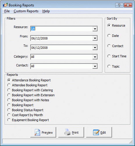 โปรแกรมจัดตารางประชุม จองสถานที่ CyberMatrix Meeting Manager