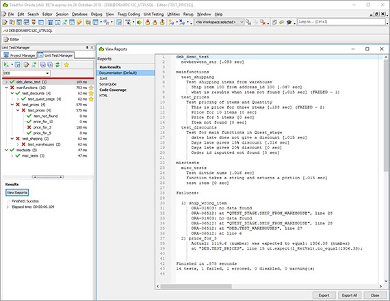 โปรแกรมจัดการฐานข้อมูล Toad for Oracle - Perpetual License