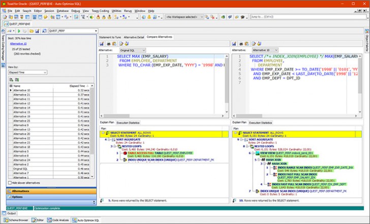 โปรแกรมจัดการฐานข้อมูล Toad for Oracle - Perpetual License