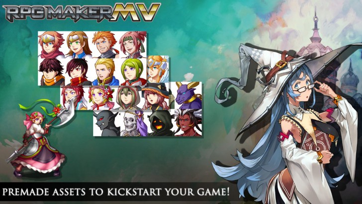 โปรแกรมสร้างเกมอาร์พีจี RPG MAKER MV - Perpetual License