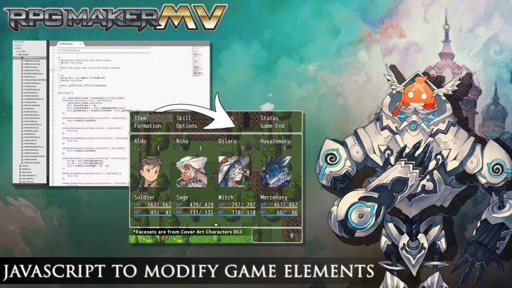 โปรแกรมสร้างเกมอาร์พีจี RPG MAKER MV - Perpetual License