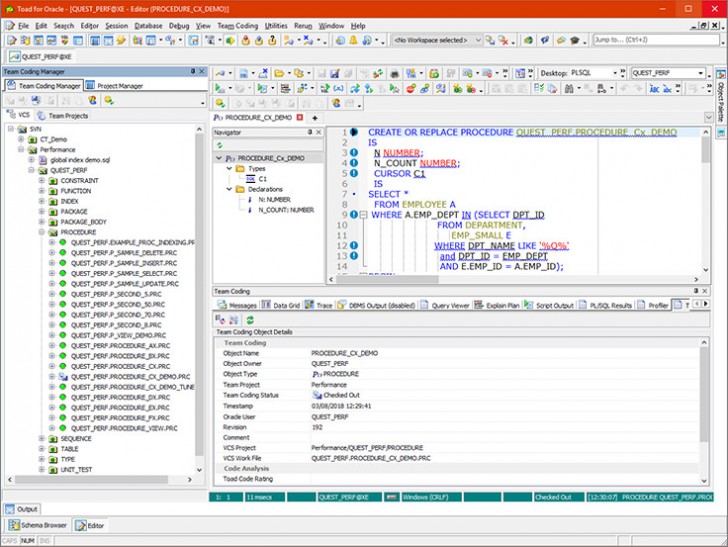 โปรแกรมจัดการฐานข้อมูล Toad for Oracle - Perpetual License