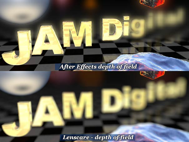 โปรแกรมปลั๊กอินวิดีโอเอฟเฟคเลนส์เบลอ Frischluft Lenscare for After Effects