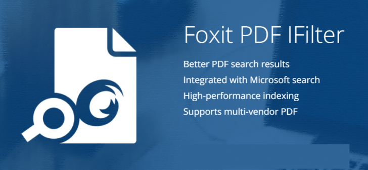 โปรแกรมค้นหาเอกสารสำหรับองค์กรธุรกิจ Foxit PDF IFilter Server