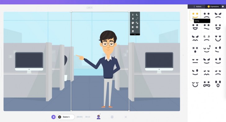 โปรแกรมออกแบบ ทำแอนิเมชัน Animaker Starter