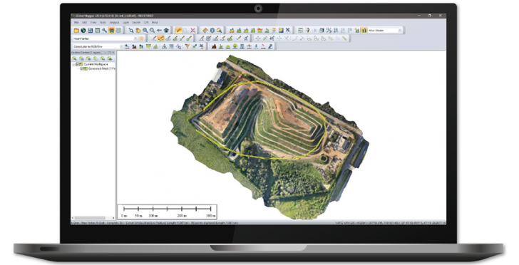 โปรแกรมระบบสารสนเทศภูมิศาสตร์ รุ่นมาตรฐาน Global Mapper Standard