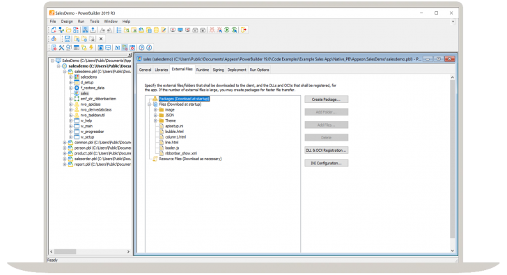 โปรแกรมเครื่องมือพัฒนาแอปพลิเคชัน PowerBuilder Professional