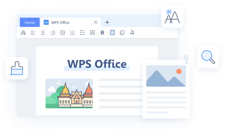 โปรแกรมประมวลผลคำ พิมพ์งาน WPS Office Writer