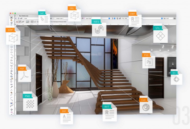 โปรแกรมออกแบบ เขียนแบบ Vectorworks Fundamentals - Subscription License