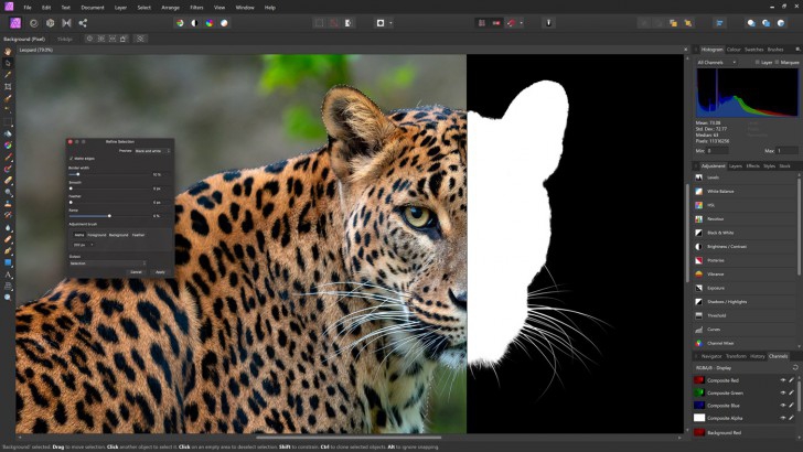 โปรแกรมแต่งรูป จัดการ RAW ไฟล์ Affinity Photo 2 for Mac