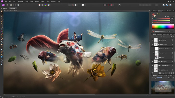 โปรแกรมแต่งรูป จัดการ RAW ไฟล์ Affinity Photo 2 for Mac